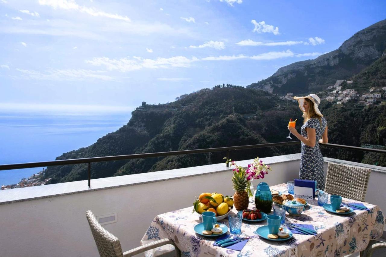 Amalfi Sea View Villa Scala Ngoại thất bức ảnh
