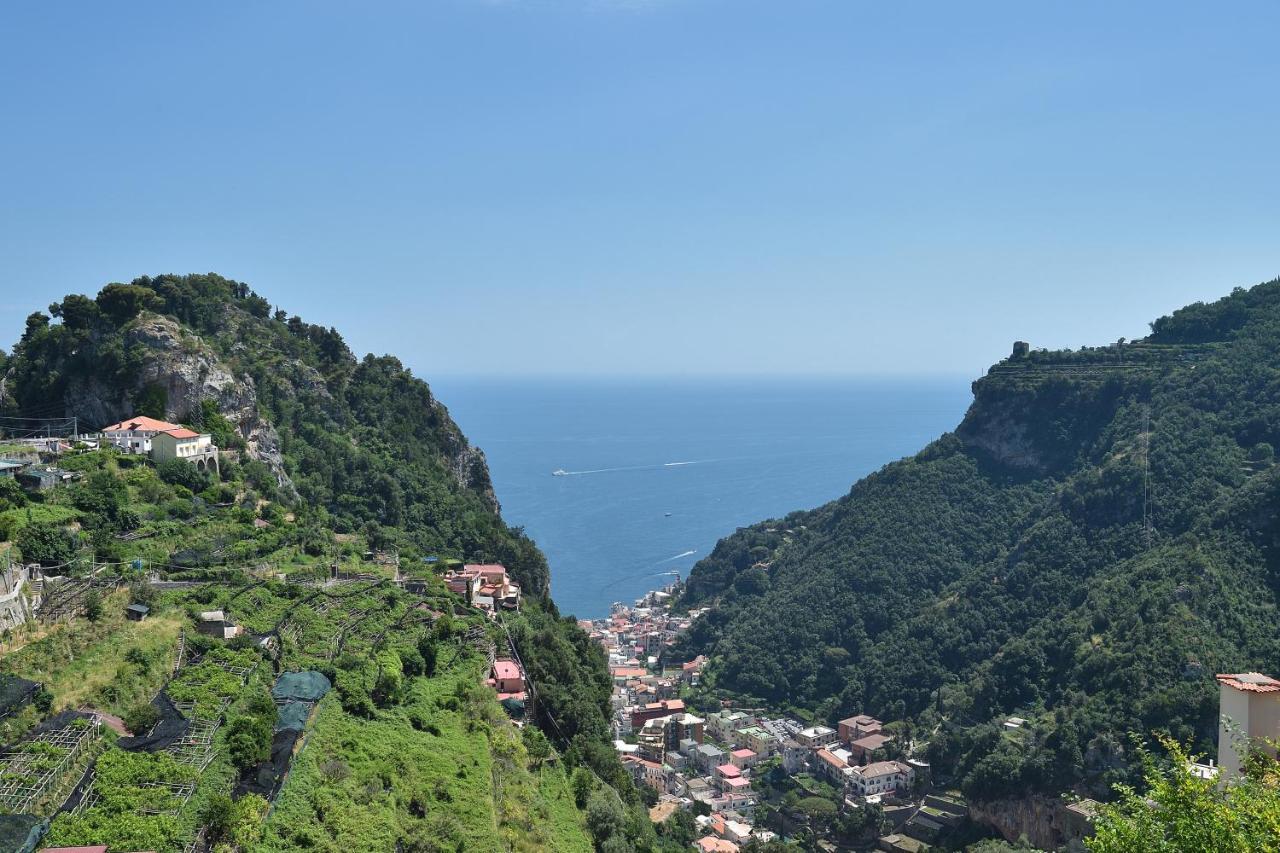 Amalfi Sea View Villa Scala Ngoại thất bức ảnh